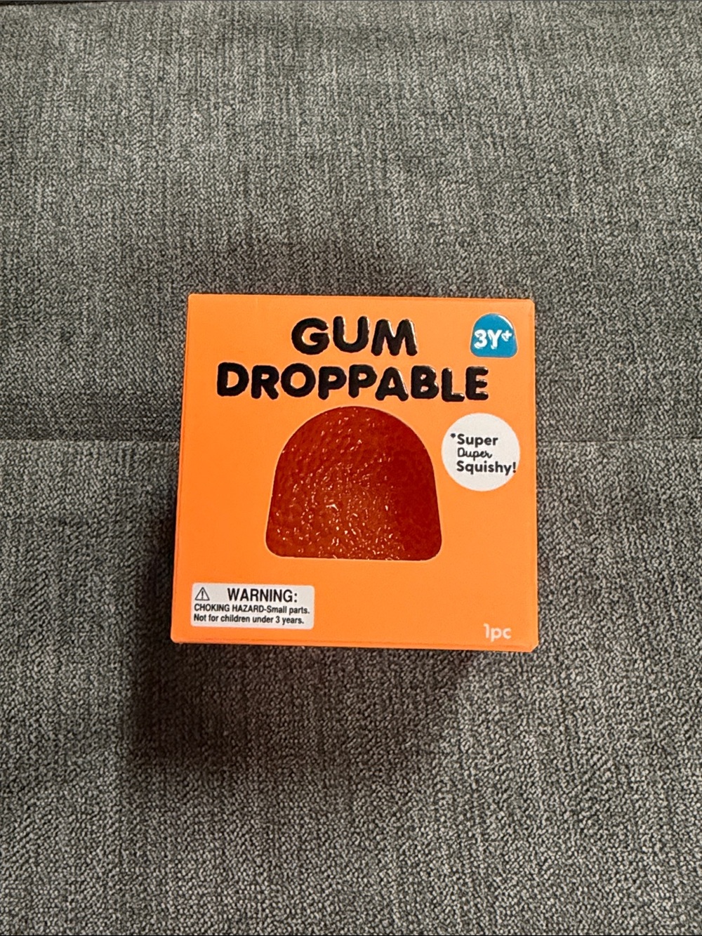 J’Adore Gum Droppable Orange Squishy Toy